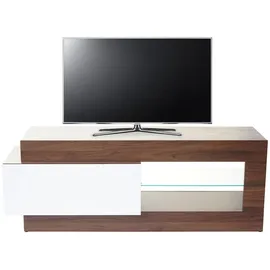 MCW MCW-B51 TV-Rack 150x55x47 cm Weiß/Hochglänzend