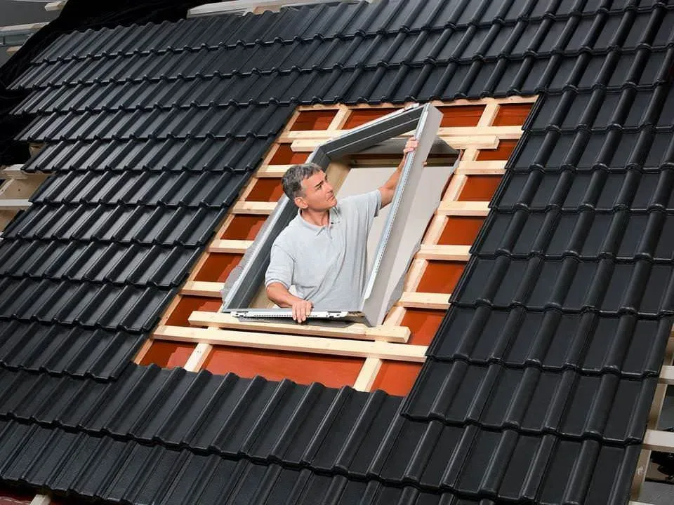 VELUX BDX 2000 Dämm- und Anschluss-Set für einzelne Fenster  BDX SK08 2000 inklusive BFX und Wasserableitrinne