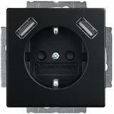 Busch-Jaeger USB-Steckdose Schwarz 2 St.
