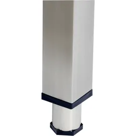 GastroHero Spültisch Basic 6x6 mit 1 Becken, Aufkantung und Grundboden