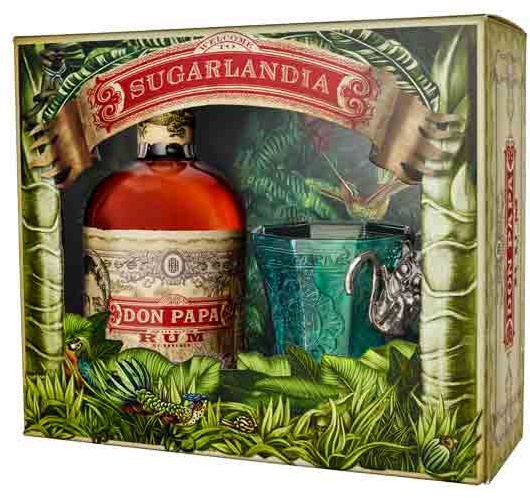 Don Papa Rum – alte Rezeptur – Geschenkset mit Glas