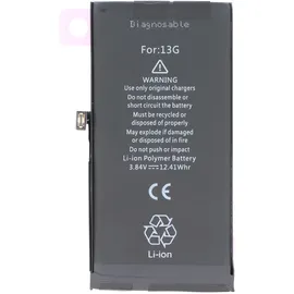 AccuCell Akku passend für Apple iPhone 13, diagnostizierbar, Li-Polymer, 3,84V, 3227mAh, 12,4Wh, ohne Werkzeug