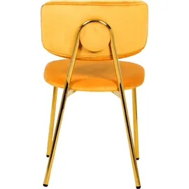 Kayoom Esszimmerstuhl Kian 125 Polyester orange 2er-Set