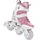 Powerslide Phuzion Argon Rose 100 weiß/rosa 38