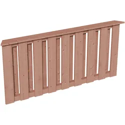 Brüstungsgeländer SKANHOLZ "Deckelschalung", beige (natur), H:84cm L:150cm, Geländer