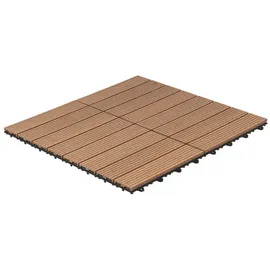 Home Deluxe WPC Bavaro teak 30 x 30 x 2,2 cm 11 St.