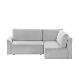 Sofa.de Eckcouch Stoff mit Schlaffunktion 3-Sitzer Blau