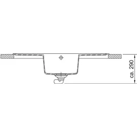 Franke Maris MRG 612-E Glacier + Druckknopfventil