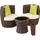 Tectake Nizza Set 4-tlg. Schwarz