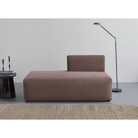 LeGer Home by Lena Gercke Chaiselongue "LYZA Open end, Loungemöbel zum Relaxen, Maße B/T/H: 152/96/74 cm", braun, B:152cm H:74cm T:96cm, 100% Polyester, LEGER HOME BY LENA GERCKE, Sofas, Chaiselongue, als Modul oder separat verwendbar, für individuelle Zusammenstellung