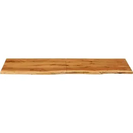 vidaXL Badezimmer-Waschtischplatte Massivholz Akazie 140x52x2,5 cm