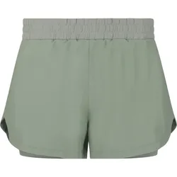 Endurance Damen Yarol 2-in-1 Shorts grün