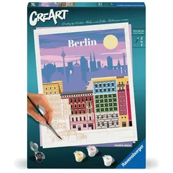 Ravensburger Beschäftigung - CreArt, Malen nach Zahlen Citys - Farbenfrohes Berlin