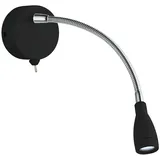 Searchlight Wandlampe (H 24 cm)  schwarz