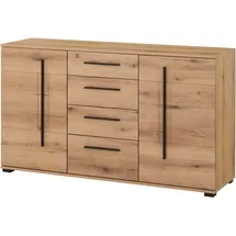 Home Affaire Sideboard Cantara 150 x 86 x 42 cm Eiche Evoke / Weiß