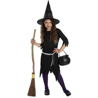 Funidelia | Hexen Kostüm für Mädchen Hexen, Zauberer, Halloween, Horror - Kostüm für Kinder & Verkleidung für Partys, Karneval & Halloween - Größe 10-12 Jahre - Lila