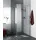Kermi Filia XP Seitenwand FXTWD09318VYK 93 x 185 cm, silber hochglanz, ESG Opaco Clean, auf Duschplatz