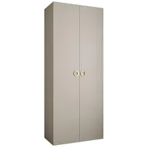 abiks möbel Drehtürenschrank COMO 100 x 245,5 x 40 cm Gold