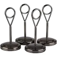 APS Tischkartenhalter 4er Set, Tischkarten, Fotohalter, hochglanzpoliert, inkl. 20