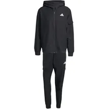 adidas Herren CARGO TRACKSUIT, Black, M