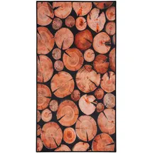 Beliani Teppich braun 80 x 150 cm