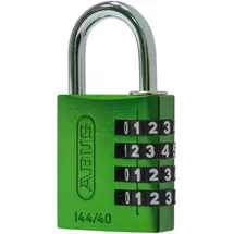 ABUS Zahlen-Vorhangschloss 144/40 Lock-Tag Aluminium, grün