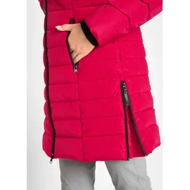 bonprix Long-Steppjacke mit Wattierung, rot, Gr.46, Wattierte Steppjacke in schöner Long-Form