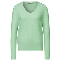 STREET ONE Kuscheliger V-Neck Pullover - 36