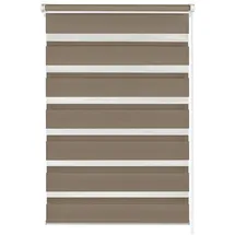 GARDINIA Doppelrollo Easyfix 100 x 150 cm braun