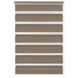 GARDINIA Doppelrollo Easyfix 100 x 150 cm braun