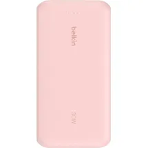 Belkin Powerbank 20.000mAh pink 30W integr.USB-C Kab. BPB024hqPK