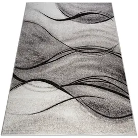 OTTO home Teppich OTTO HOME "Tritom" Gr. 7, beige (sand), B:240cm H:9mm L:320cm, Kunstfaser, Teppiche, Teppich, mit besonders weichem Flor, Kurzflor, modernes Wellen Muster