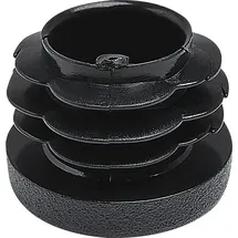 OEM Lamellenstopfen Rund Ø 42mm Rohrstopfen Wandstärke 0,8-2,5mm Kunststoff schwarz