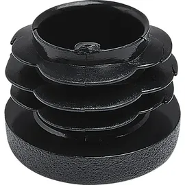 OEM Lamellenstopfen Rund Ø 42mm Rohrstopfen Wandstärke 0,8-2,5mm Kunststoff schwarz