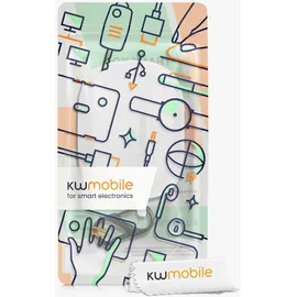 kwmobile Hülle kompatibel mit JBL Wave Beam/Beam 2 / Wave 200TWS Hülle / Kopfhörer Case - TPU Silikon Cover - Schutzhülle in Weiß