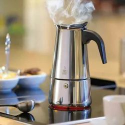GEFU 6 Tassen Emilio Espressokocher "Emilio" 6 Tassen