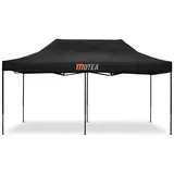 Tourtecs Faltpavillon 6 x 3 m Schwarz
