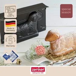Zenker Seasonal Special 3D-Osterlamm-Tortenform