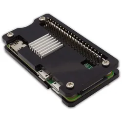 Acryl Gehäuse für Raspberry Pi Zero W / WH - Farbe: schwarz
