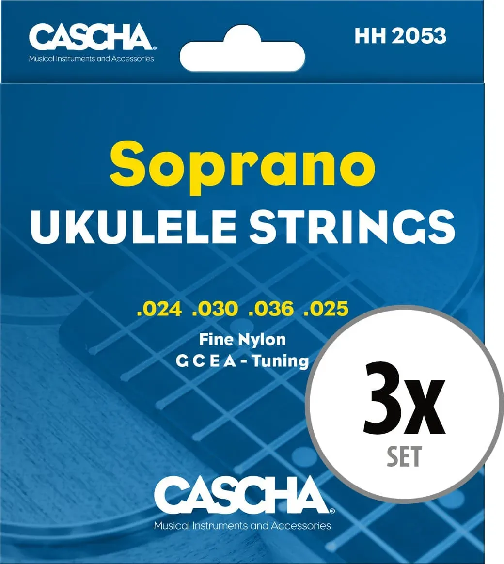 Cascha 2053 Sopran Ukulele Saiten 3x Set