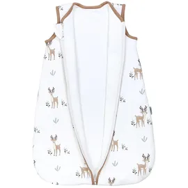 TupTam Baby Schlafsack 2.5 TOG – Warmer Winter Schlafsack Baby, OEKO-TEX, Ärmellos, Wattiert" Gr. 104, beige Rehe, Größe: 104-110 - 104-110