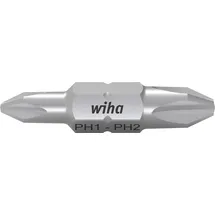 Wiha Bit Set Doppelbit Phillips 10-tlg. in Box PH1, PH2 Bit 30 mm