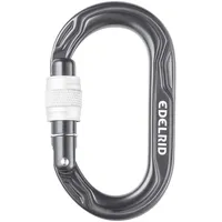 Edelrid Kiwi Screw Snap Hook Grau