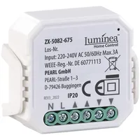 Luminea Home Control WLAN-Unterputzmodul für smarte Rollladen-Steuerung per App & Sprache