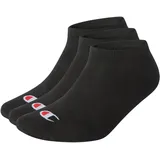 Champion Sneakersocken 3er Pack Schwarz 39-42