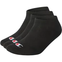 Champion Sneakersocken 3er Pack Schwarz 39-42