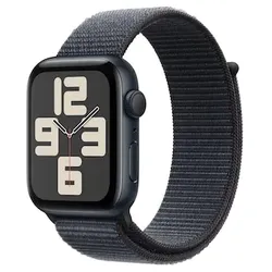 Apple Watch SE GPS 44mm Alu Mitternacht Sport Loop Armband tinte