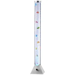 LED-Wassersäule, RGB, Farbwechsel, bunte Fische, modern