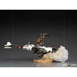 Iron Studios The Mandalorian - IG-11 and The Child Deluxe Statue 1/10 - Schwarz