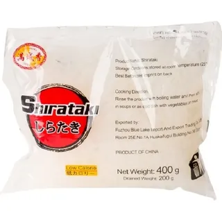 fuzhou blue lake City Aroma Konjak Nudeln Shirataki "Nudeln-dünn" LOW CARB 400g/ 200g ATG